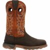 Rocky Carbon 6 Western Boot, BROWN, M, Size 7.5 RKW0415